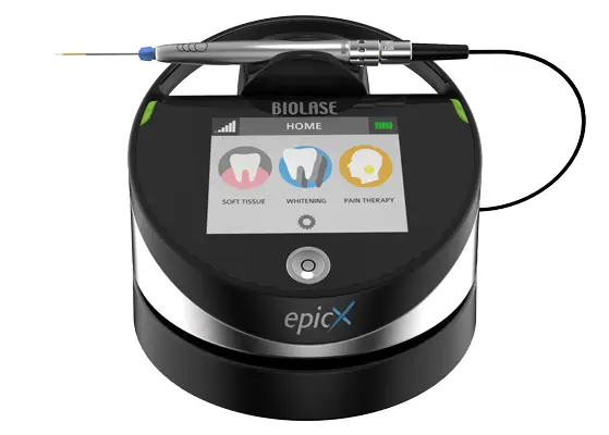 El láser Epic X con el que realizamos el blanqueamiento dental con láser en nuestra clínica de Vilafranca del Penedès.