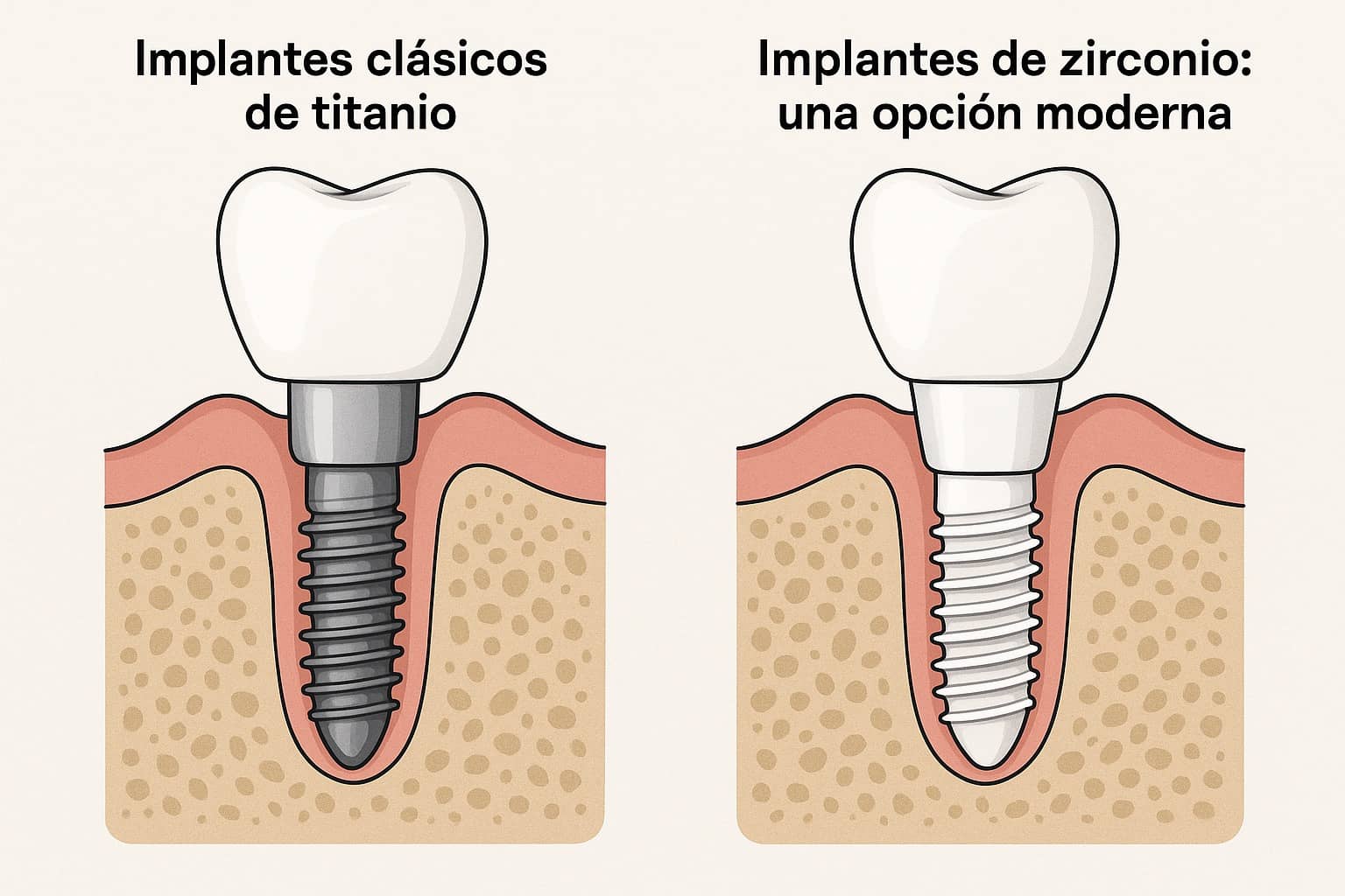 tipos de implantes dentales Vilafranca en SDS Dental Clinic
